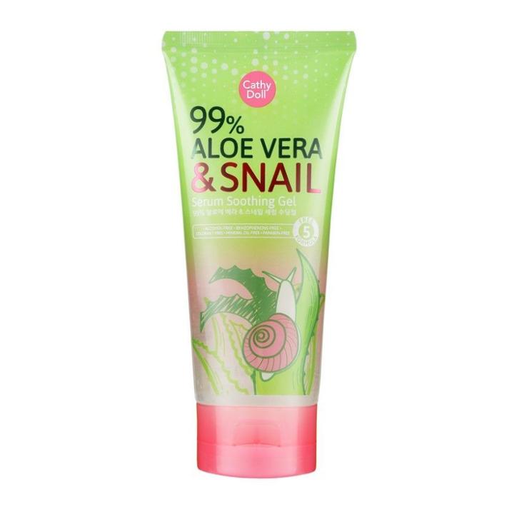 Cathy Doll - 99% Aloe Vera & Snail Serum Soothing Gel 175g 175g