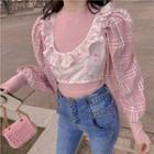 Ruffled Crop Vest