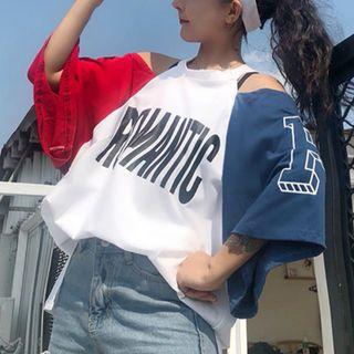 Cutout Color-block Top