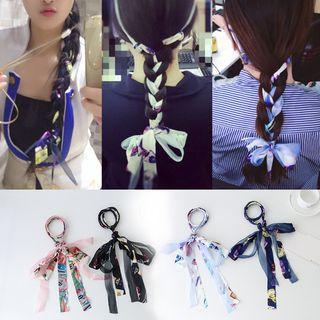 Printed Ribbon Hair Tie
