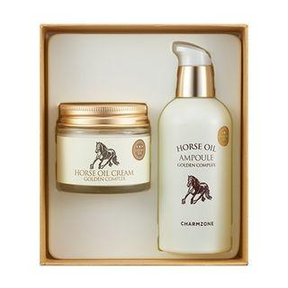 Charm Zone - Horse Oil Golden Complex 2 Kind Set 2pcs