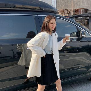Longline Cotton Blazer