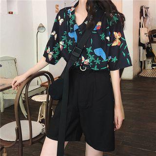 Short-sleeve Print Shirt / Shorts
