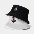 Hook Embroidered Bucket Hat