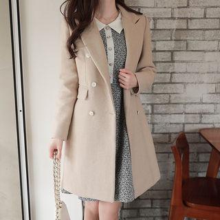 Slim-fit Tailored Double-breasted Coat