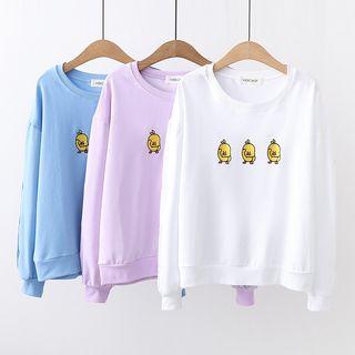 Duck Embroidered Pullover