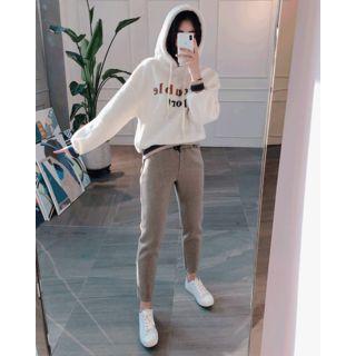 Letter Sherpa Fleece Hoodie