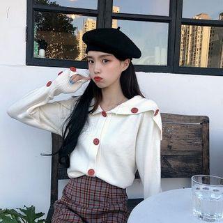 Buttoned Collared Sweater