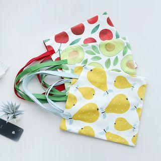Fruits Printed Canvas Shopper Bag