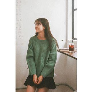 Loose-fit Pattern Sweater