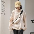 Oversize Zip Windbreaker