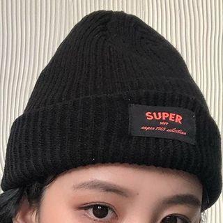 Letter Knit Hat