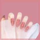 Pointed Faux Nail Tips 18 - Pink - One Size