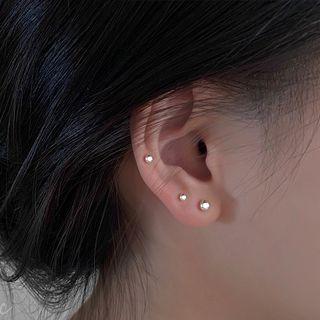 Bead Sterling Silver Earring (various Designs)