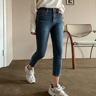 Plus Size Cropped Skinny Jeans