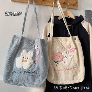 Cartoon Corduroy Backpack / Bag Charm / Set