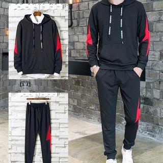 Set: Lightning Print Hoodie + Sweatpants