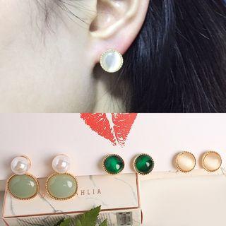 Artificial Gemstone Earring