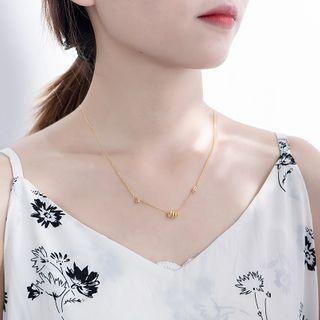 Hoop Necklace X141 - Gold - One Size