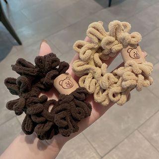 Bear Applique Hair Tie