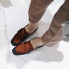 Faux-leather Panel Loafers