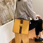 Belted Square Crossbody Bag