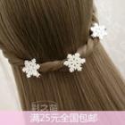 Snowflake Hair Pin / Hair Tie / Hair Clip