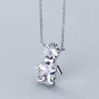 Rhinestone Doll Necklace As Shown In Figure - One Size