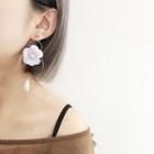 Floral Hoop Earring
