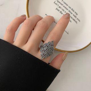 Rhombus Ring J2372 - Silver - One Size