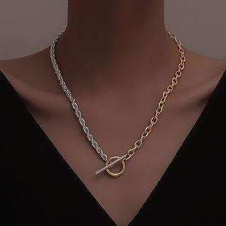 Chunky Chain Necklace Gold & Silver - One Size