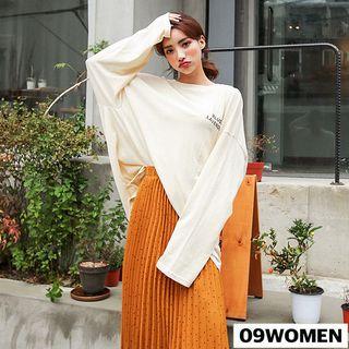 Plus Size Oversized Long-sleeve T-shirt