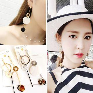 Shell Non Matching Drop Earrings