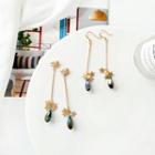 Star Gemstone Drop Earring