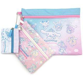Cinnamoroll Flat Pouch (3 Pieces Set) One Size