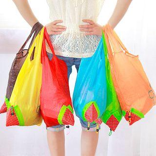 Watermelon Print Foldable Nylon Shopper Bag Random - One Size