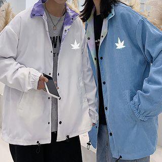 Reversible Tie-dye Print Jacket
