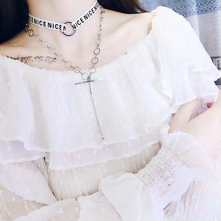Letter Layered Necklace