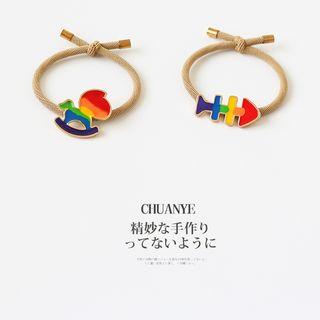 Rainbow Alloy Hair Tie