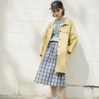 Long Utility Jacket Curcumin - One Size