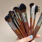 Wooden Handle Makeup Brush (various Designs)