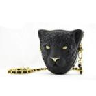 Leopard 3d Bag (golden With White) Black - One Size