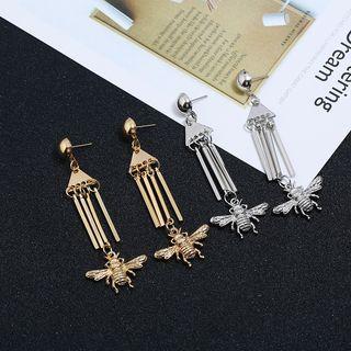 Metal Bee Dangle Earring