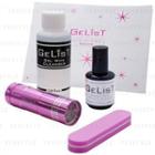 Gelist - Nail Care Starter Set: Handy Led Light 1 Pc + Nail File 1 Pc + Soak Off Shine Clear 15ml + Gel Wipe Cleanser 90ml 4 Pcs