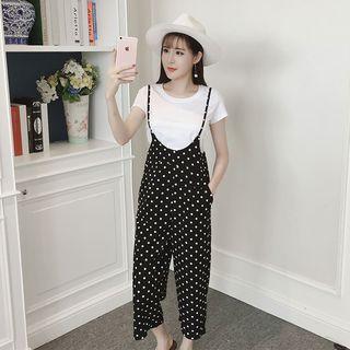 Set: Nursery T-shirt + Suspender Pants