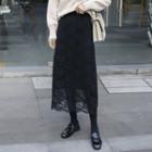 Reversible Knit Midi Skirt