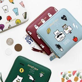 Gmz - Faux-leather Printed Coin Purse