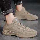 Lace-up Genuine Suede Sneakers