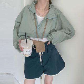 Zip Up Jacket / Sweatshorts