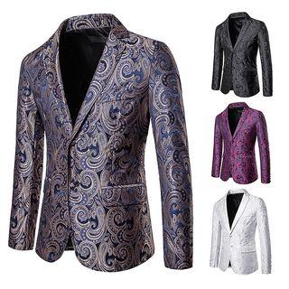 Paisley Jacquard Blazer